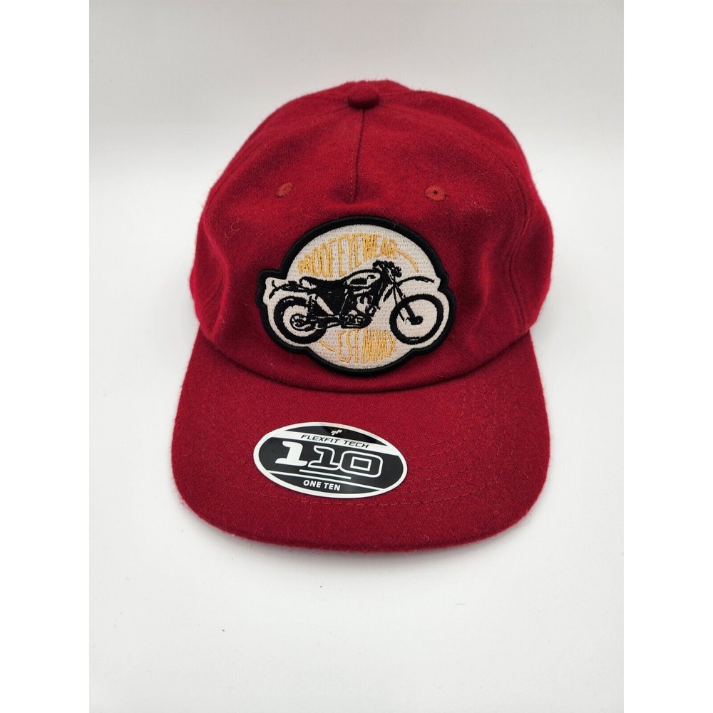 Proof Eyewear Glasses‎ motorcycle Adjustable Baseball Cap Hat red strap back